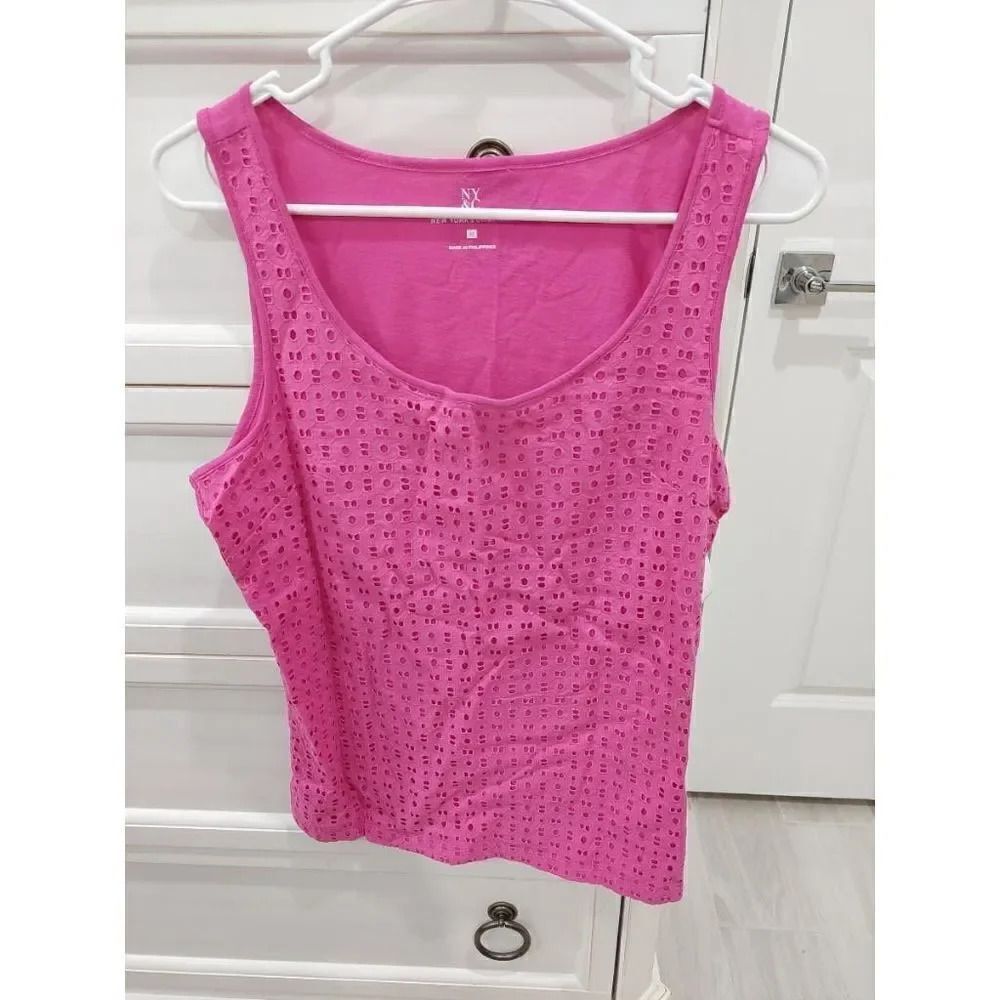 New York and Company Pink Tank Top